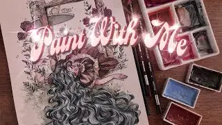 Paint With Me 🎠 Calming Watercolor painting session