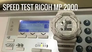 Speed Test Copier RICOH Aficio MP2000