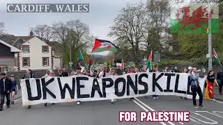 Cardiff University X Airbus - March For Palestine, South Wales