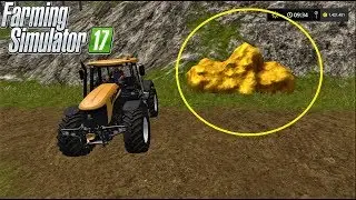 Farming Simulator 17 | Very Big Gold Nuggets in Goldcrest Valley