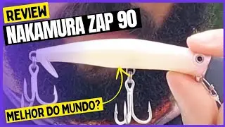 Nelson Nakamura Zap 90. Nova isca popper do Nakamura. Zara Popper. Isca para pesca de tucunaré. TOP!