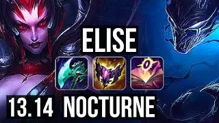 ELISE vs NOCTURNE (JNG) | 11/1/15, Rank 4 Elise, 69% winrate, Legendary | KR Grandmaster | 13.14
