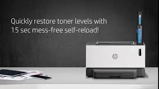 World's first Laser Tank Printer. HP Neverstop Laser.
