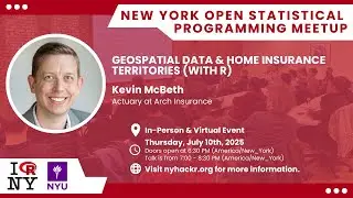 Geospatial Data & Home Insurance Territories (With R) w/ Kevin McBeth - nyhackr July Meetup