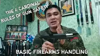 Four Cardinal Rules of Gun Safety Handling and the Licenses.