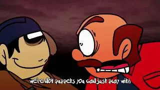 Aether (Instrumental) - FNF VS SML Movie Puppets & Guts AETHOS + LYRICS (Jeffy's Endless Aethos) OST