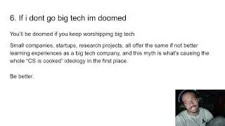 Computer Science Degree Misconceptions - A Warning for Freshmen and High School Students