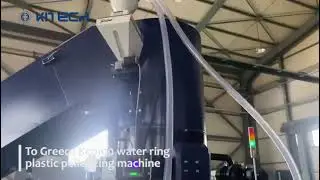 Kitech Machinery recycling pelletizing line in Greece