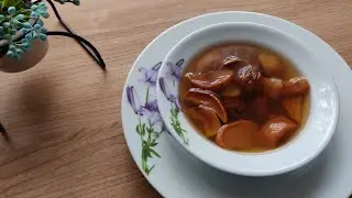 KURU ELMA VE ERİK HOŞAFI!(&Ccedil;İRİK) TARİFİ İNANILMAZ PRATİK KOMPOSTO YAPIMI 💯👌