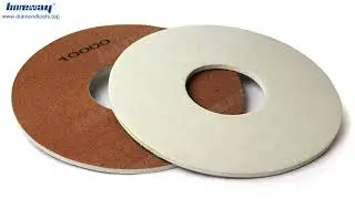 17 Inch Wet Use Sponge Diamond Polishing Pad For Cleaning Marble
