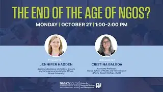 The End of the Age of NGOs?
