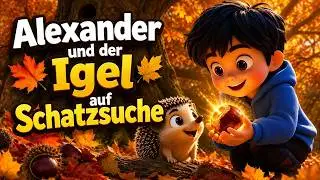 Alexander und der Igel auf Schatzsuche
