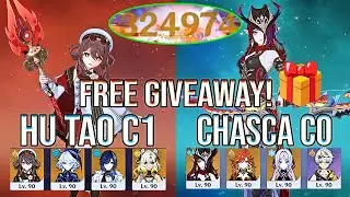 🎁 РОЗЫГРЫШ! Ху Тао C1 + Часка C0 УНИЧТОЖЬТЕ Спиральную Бездну 12 | Genshin Impact