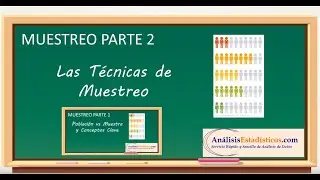 Técnicas de Muestreo: Muestreo Parte 2