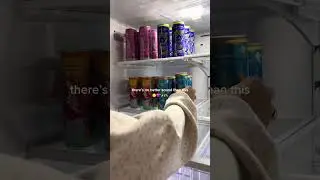 FRIDGE GOALS ⚡️🥤🤗 #asmr  #energy  #alani