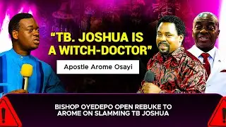 Bishop David Oyedepo Rebukes Arome For Calling Tb Joshua A False Prophet #bishopdavidoyedepo