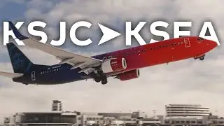 MSFS LIVE | BORIS 737 SP | San Jose (SJC) ✈ Seattle (SEA)