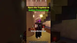 How to Open the Trapdoor in Roblox's Prospecting! (Fossilized Gear location)  #roblox #robloxgames