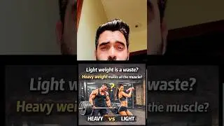 LIGHT VS HEAVY WEIGHT TRAINING! #viralvideo #training #workout #trending
