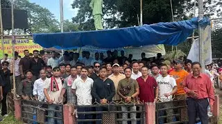 Autonomous Council Demand sit in demonstration