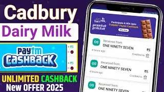 ❌ Paytm Cadbury Dairy Milk Offer  | Paytm Cashback Offer | Cadbury Dairy Milk Offer | Paytm Offer