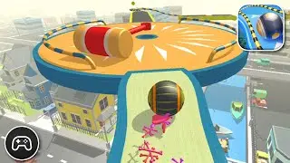 Action Balls: Gyrosphere Race - Gameplay Walkthrough Part 108 - Game Levels 315-317 (iOS, Android)