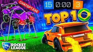 ESSA NOVA I.A DESTRUIU O TOP 1 DO BRASIL DE X1 NO ROCKET LEAGUE... (ele foi amassado)