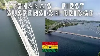 Ghana&rsquo;s 🇬🇭 First Suspension Bridge ||Aerial View