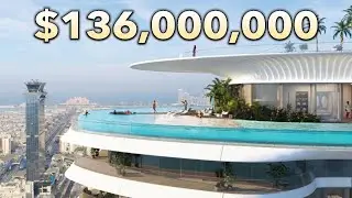 Экскурсия по БУДУЩЕМУ Пентхаус стоимостью $136 000 000 в Дубае со стеклянным бассейном Skypool на...