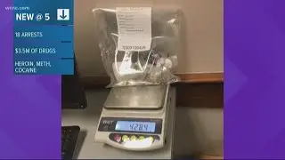 CMPD: 18 arrested, $3.5 million worth of drugs seized after year-long investigation