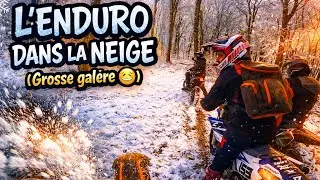 ❄️ L’ENDURO DANS LA NEIGE ! (Grosse galère entre potes 😅)
