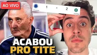 CRUZEIRO LANTERNA do Brasileirão! (TITE SERÁ DEMITIDO?) 🦊 (live pós jogo Cruzeiro 1 x 2 Coritiba)