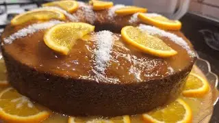 كيكة الليمون الهشة بصوص الليمون#foryou #اكسبلور #orange #cake #homemade #youtubeshorts #viral 