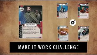 Make It Work: Rebellion Leader! Rex/Poe vs Mace/Rebel Trooper