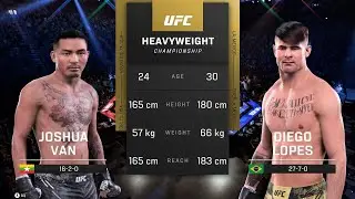Joshua Van vs Diego Lopes UFC 5