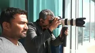 Thala shooting spot video at aarambam movie #Thala #Ajith #shootingspot #oreythala #Ajithkumar