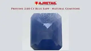 💎 Pristine 2.60 CT Blue Sapphire &ndash; Natural Gemstone #naturalgemstone #ajretail