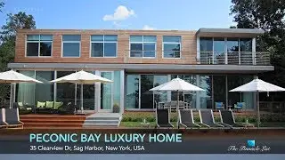 Luxury Home Design | Peconic Bay Residence - Clearview Dr, Sag Harbor, NY, USA 🇺🇸