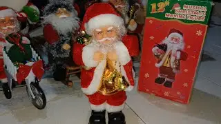 Pap&aacute; Noel m&uacute;sical con movimiento 2025