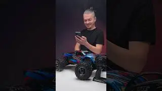 Halloween after party. I asked AI to take the Traxxas Maxx for a morning run after the festival  🎃