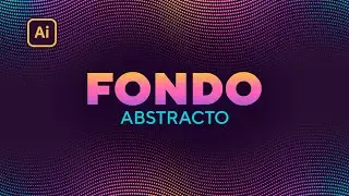 Adobe Illustrator para principiantes: Cómo hacer un fondo ABSTRACTO | Puntos de COLORES