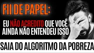 FIIS de Papel Est&atilde;o Despencando! O que Fazer Com KNIP11, RECR11 e VGIP11 e outros?