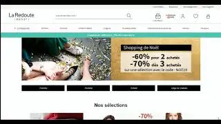 Code promo La Redoute Outlet v&eacute;rifi&eacute; en vid&eacute;o