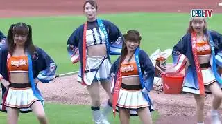 07/27 味全 VS 統一 賽前，統一獅Uni-Girls與埼玉西武獅bluelegends，帶來極樂淨土的舞蹈表演