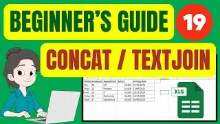Excel для начинающих | CONCAT / TEXTJOIN: быстрое объединение текста #excel #exceltips #exceltricks