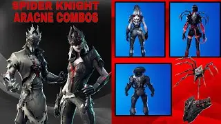 BEST SPIDER KNIGHT + ARACHNE COMBOS IN FORTNITE | Spider Skins Overview & Combos (Halloween Combos)