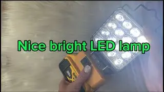 4800LM Cordless Led Work Light for Dewalt 20v Battery - Review!