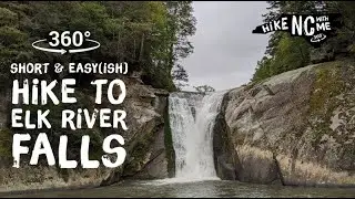 Elk River Falls Short & Easy(ish) Waterfall Hike North Carolina