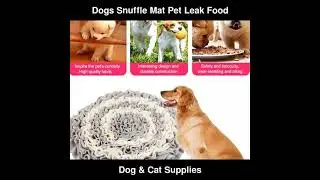 Dogs Snuffle Mat Pet Leak Food Anti Choking Mat Cat Dog Nose Sniffing Blanket | Dog & Cat Supplies