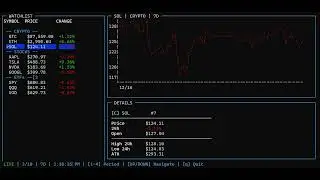 Stonks Dashboard : Terminal de Trading Temps R&eacute;el (Crypto & Bourse) - Node.js TUI